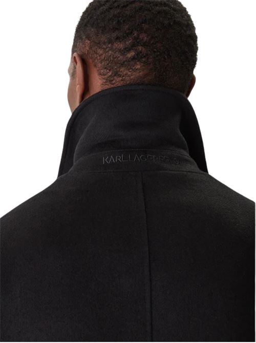 Cappotto in misto lana con zip Karl Lagerfeld | KM554751990